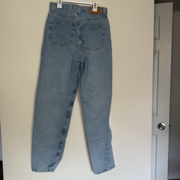 Vintage Eddie Bauer Blue Straight Leg Jeans Button Fly size 8 - Picture 5 of 6